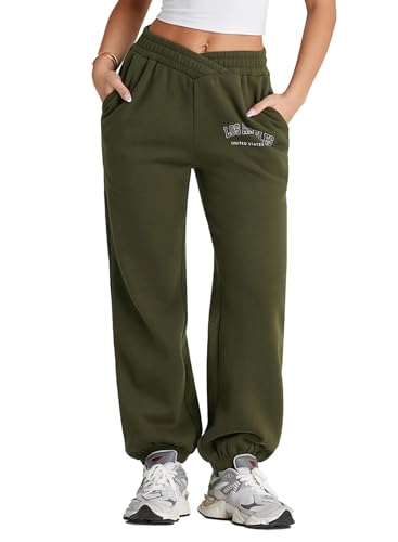 Amazon.com: Herseas Women's V Waist Sweatpants Loose Teen